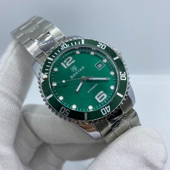 New Watch Men Automatic Mechanical Tourbillon Clock Fashion Sport Diving Watch - Picture 3 of 11